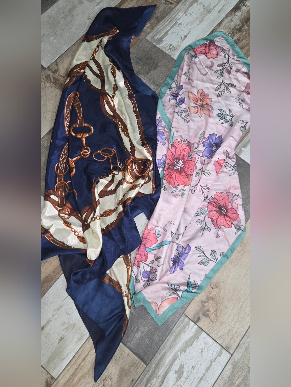 Fun Print Silky Scarves